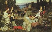 John William Waterhouse St.Cecilia painting